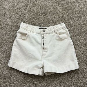Vintage Bonjour Button Fly Denim Shorts Women's 12